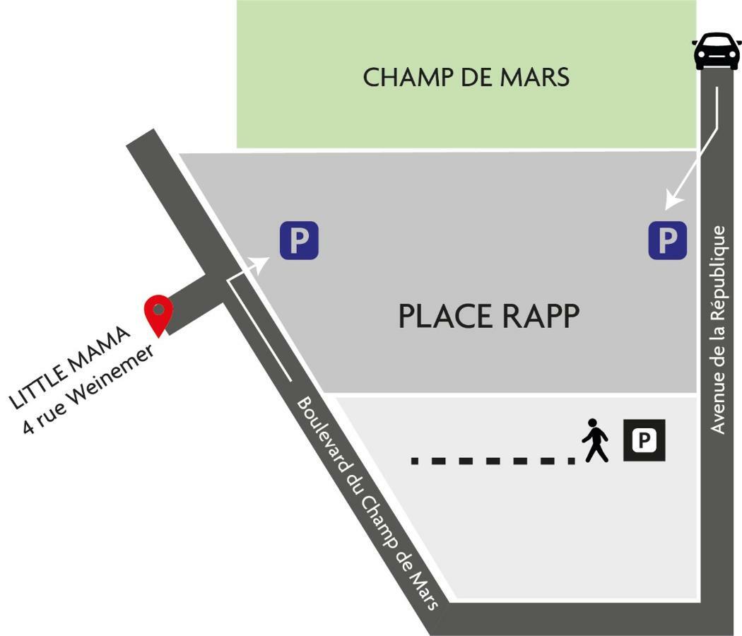 Apartamento Little Mama 80 Meters From Public Parking Rapp Colmar Exterior foto